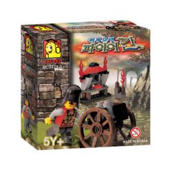 OXFORD MC0825-3 0825-3 non  CHIẾN BINH LỬA KHAN bộ đồ chơi xếp lắp ráp ghép mô hình Medieval Castle 전투요새 파이어칸 Chiến Tranh Trung Cổ