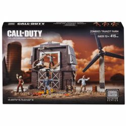 MEGA BLOKS 06828 non  TRANG TRẠI CHUYỂN ĐỔI XÁC SỐNG bộ đồ chơi xếp lắp ráp ghép mô hình Call Of Duty ZOMBIES TRANZIT FARM 415 khối