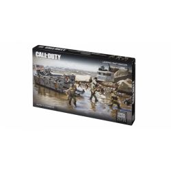 MEGA BLOKS 6829 non  TÀU ĐỔ BỘ TẤN CÔNG bộ đồ chơi xếp lắp ráp ghép mô hình Call Of Duty LANDING CRAFT INVASION 595 khối