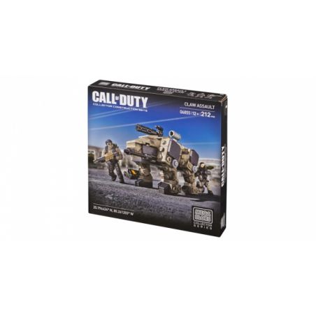MEGA BLOKS 6855 non  CLAW TẤN CÔNG bộ đồ chơi xếp lắp ráp ghép mô hình Call Of Duty CLAW ASSAULT 212 khối