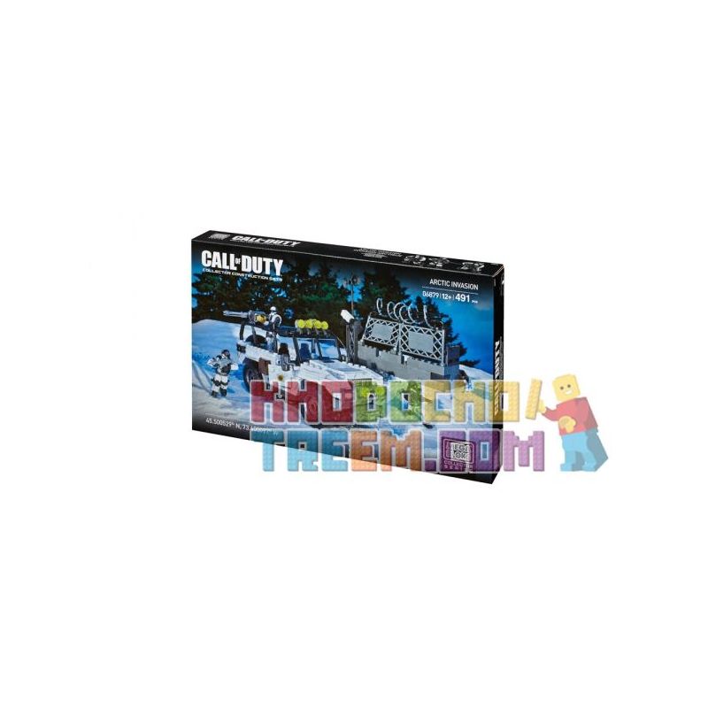 MEGA BLOKS 6879 non  ĐỘT KÍCH BẮC CỰC bộ đồ chơi xếp lắp ráp ghép mô hình Call Of Duty ARCTIC INVASION 491 khối