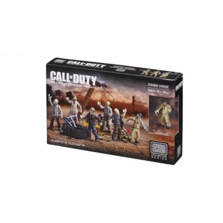 MEGA BLOKS 6881 non  BẦY THÂY MA bộ đồ chơi xếp lắp ráp ghép mô hình Call Of Duty ZOMBIE HORDE 74 khối