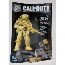MEGA BLOKS 99707 non  NHÂN VẬT MA QUÁI ĐỘC QUYỀN bộ đồ chơi xếp lắp ráp ghép mô hình Call Of Duty EXCLUSIVE GHOST FIGURE 21 khối