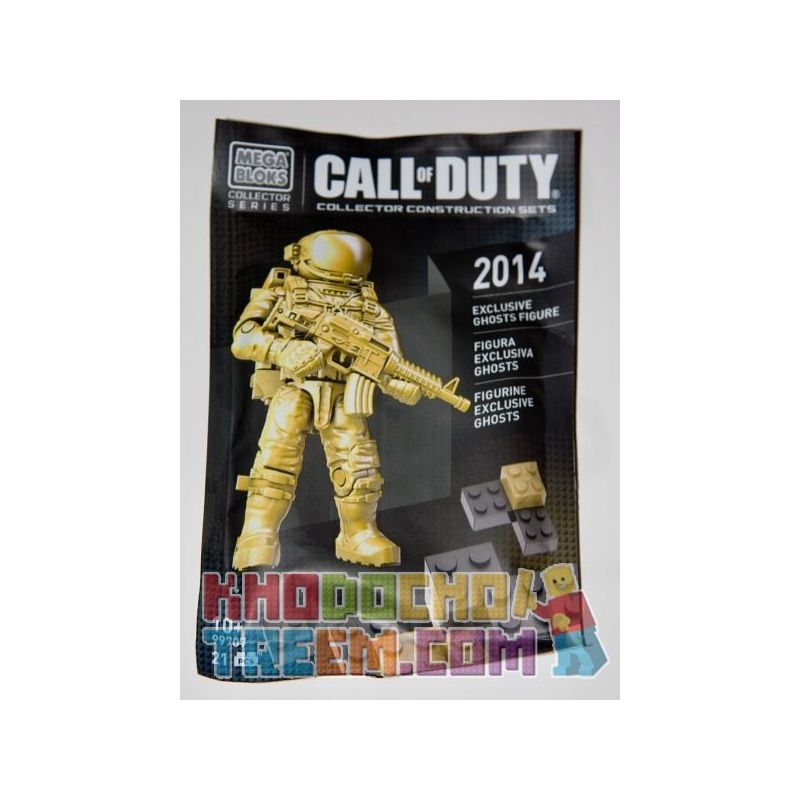MEGA BLOKS 99707 non  NHÂN VẬT MA QUÁI ĐỘC QUYỀN bộ đồ chơi xếp lắp ráp ghép mô hình Call Of Duty EXCLUSIVE GHOST FIGURE 21 khối