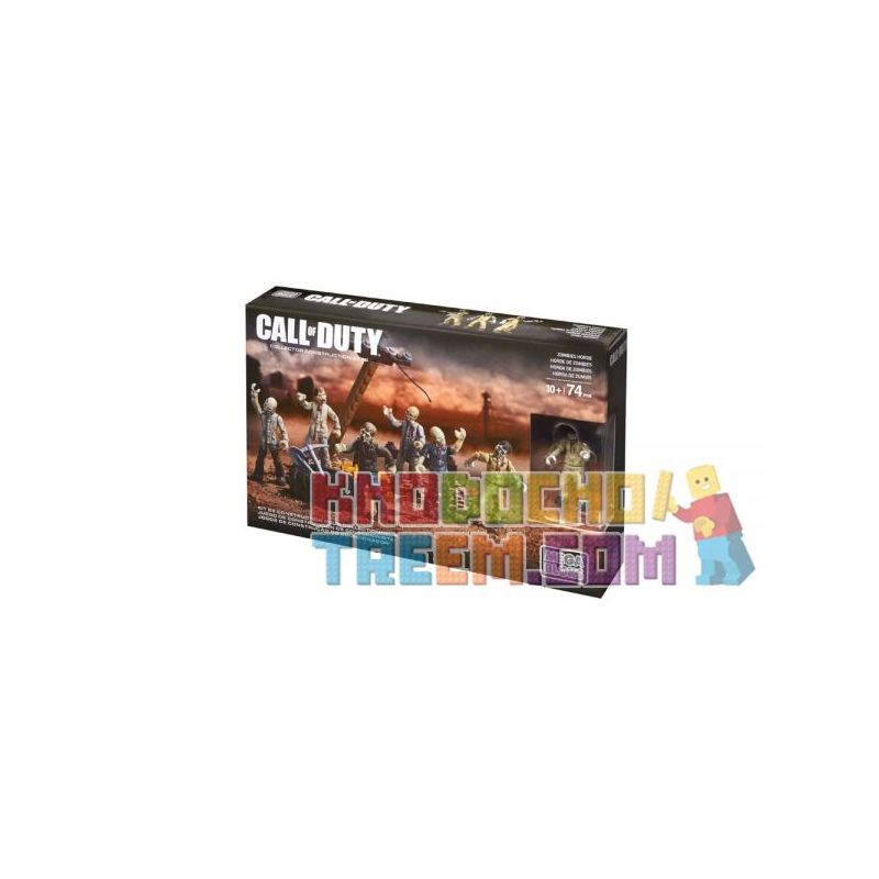 MEGA BLOKS CNF16 non  BẦY THÂY MA bộ đồ chơi xếp lắp ráp ghép mô hình Call Of Duty ZOMBIE HORDE 74 khối