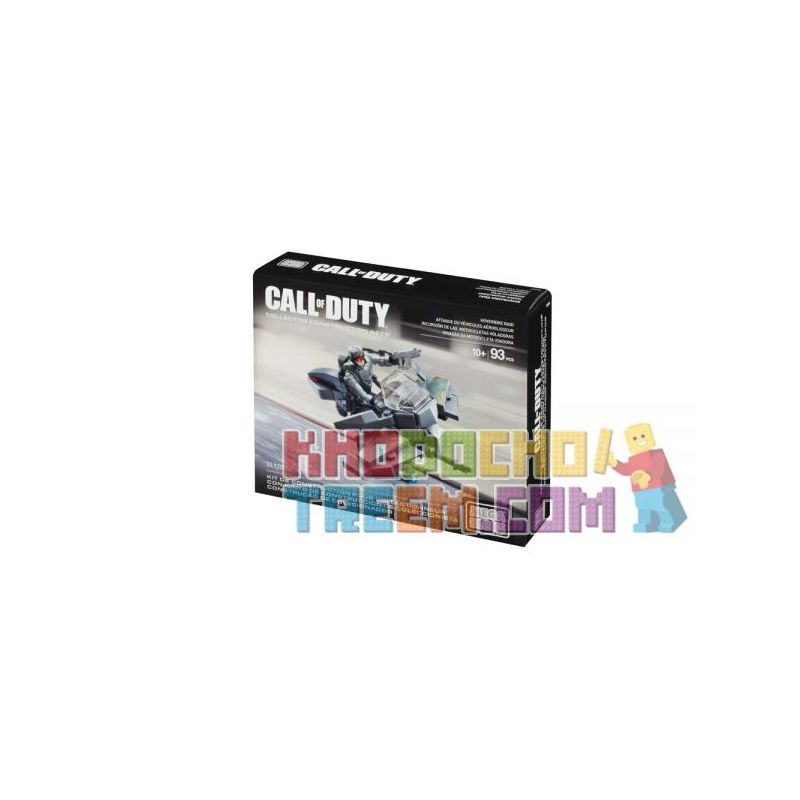 MEGA BLOKS CNG76 non  CUỘC ĐỘT KÍCH BẰNG MÔ TÔ BAY bộ đồ chơi xếp lắp ráp ghép mô hình Call Of Duty HOVERBIKE RAID 93 khối