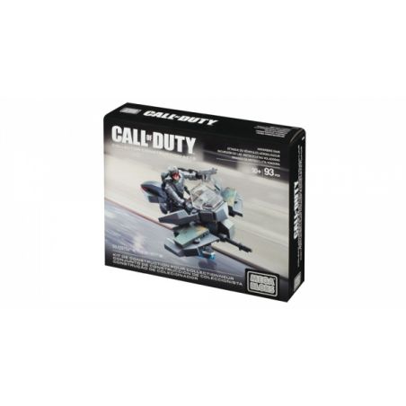 MEGA BLOKS CNG76 non  CUỘC ĐỘT KÍCH BẰNG MÔ TÔ BAY bộ đồ chơi xếp lắp ráp ghép mô hình Call Of Duty HOVERBIKE RAID 93 khối