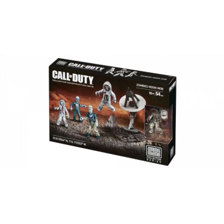 MEGA BLOKS CNG79 non  MOON ZOMBIE. bộ đồ chơi xếp lắp ráp ghép mô hình Call Of Duty ZOMBIES MOON MOB 54 khối