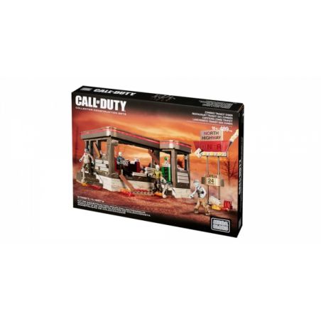 MEGA BLOKS CNG84 non  BỮA TỐI THI HÀI bộ đồ chơi xếp lắp ráp ghép mô hình Call Of Duty ZOMBIES TRANZIT DINER 489 khối
