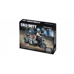 MEGA BLOKS CNG94 non  NGƯỜI HÙNG ĐUỔI THEO XE bộ đồ chơi xếp lắp ráp ghép mô hình Call Of Duty LEGENDS SIDECAR PURSUIT 76 khối