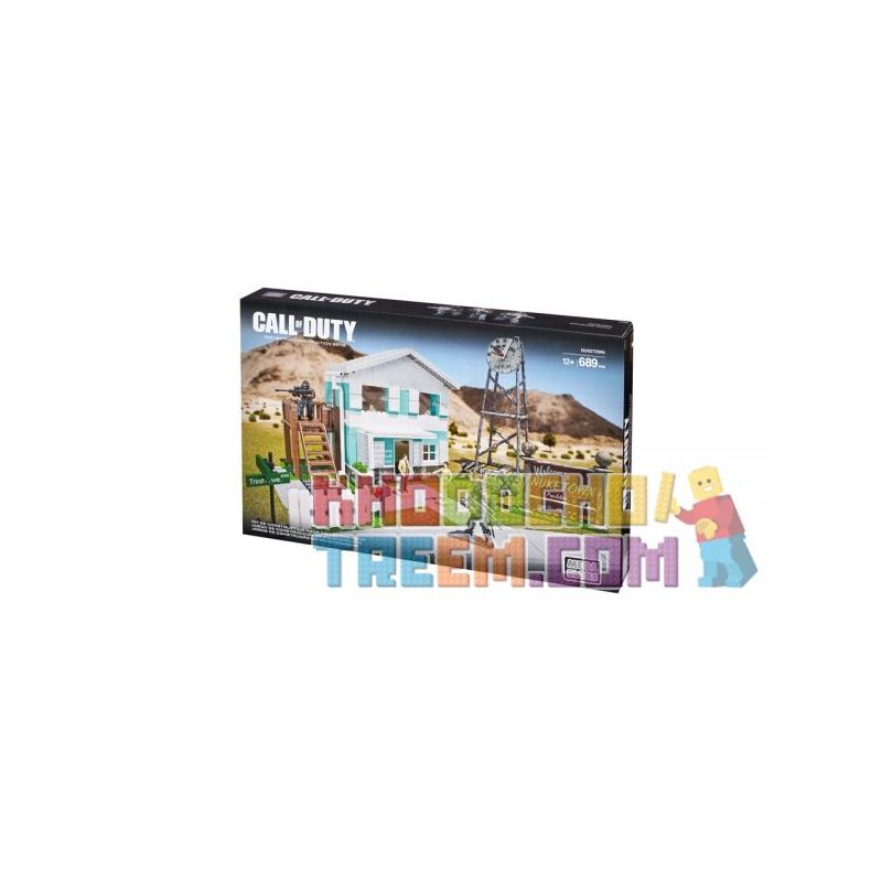 MEGA BLOKS CYR73 non  THỊ TRẤN NỔ HẠT NHÂN bộ đồ chơi xếp lắp ráp ghép mô hình Call Of Duty NUKETOWN 689 khối