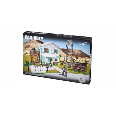 MEGA BLOKS CYR73 non  THỊ TRẤN NỔ HẠT NHÂN bộ đồ chơi xếp lắp ráp ghép mô hình Call Of Duty NUKETOWN 689 khối