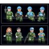 HENGTAI 92001 non  BẦY THÂY MA bộ đồ chơi xếp lắp ráp ghép mô hình Call Of Duty PEACEKEEPING ELITE 297 khối