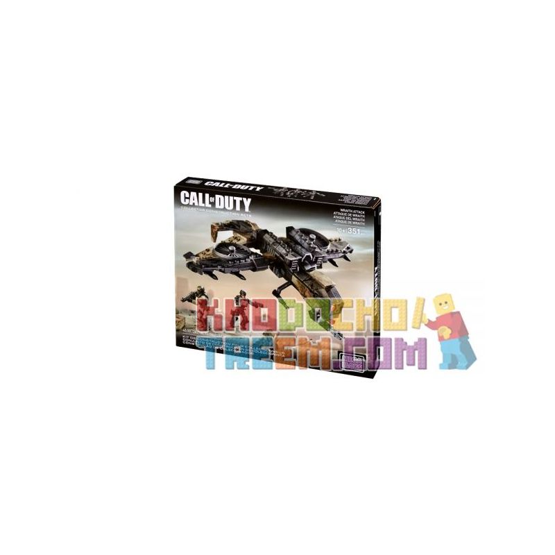 MEGA BLOKS DKX54 non  PHANTOM ATTACK. bộ đồ chơi xếp lắp ráp ghép mô hình Call Of Duty WRAITH ATTACK 351 khối