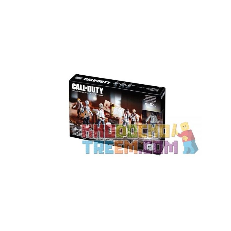 MEGA BLOKS DLC01 non  XÁC SỐNG VĂN PHÒNG bộ đồ chơi xếp lắp ráp ghép mô hình Call Of Duty ZOMBIES OFFICE MOB 57 khối