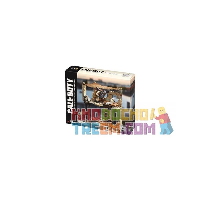 MEGA BLOKS DPB52 non  TIỀN ĐỒN HƯỚNG ĐẠO bộ đồ chơi xếp lắp ráp ghép mô hình Call Of Duty RECON OUTPOST 85 khối