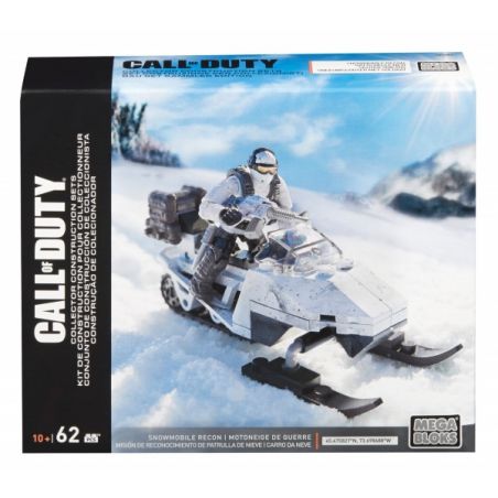 MEGA BLOKS DPW83 XIANG JUN XJ989 XJ861 non  PHÁT HIỆN XE TRƯỢT TUYẾT bộ đồ chơi xếp lắp ráp ghép mô hình Call Of Duty SNOWMOBILE RECON 62 khối