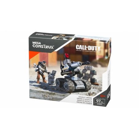 MEGA BLOKS DXB60 non  TẤN CÔNG MÁY BAY KHÔNG NGƯỜI LÁI bộ đồ chơi xếp lắp ráp ghép mô hình Call Of Duty ASSAULT DRONE 97 khối