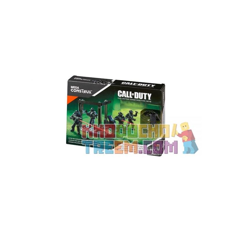 MEGA BLOKS DXB61 non  ĐỘI HOẠT ĐỘNG ĐẶC BIỆT BAN ĐÊM bộ đồ chơi xếp lắp ráp ghép mô hình Call Of Duty NIGHT OPS BLACKOUT SQUAD 117 khối