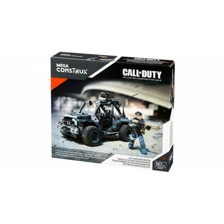 MEGA BLOKS DXB63 non  TRINH SÁT MẶT ĐẤT TRÊN MỌI ĐỊA HÌNH bộ đồ chơi xếp lắp ráp ghép mô hình Call Of Duty ATV GROUND RECON 187 khối