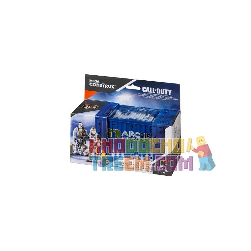 MEGA BLOKS FDY76 non  KHO VŨ KHÍ TRINH SÁT BẮC CỰC bộ đồ chơi xếp lắp ráp ghép mô hình Call Of Duty ARCTIC RECON ARMORY 85 khối