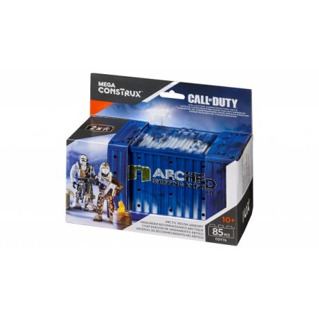 MEGA BLOKS FDY76 non  KHO VŨ KHÍ TRINH SÁT BẮC CỰC bộ đồ chơi xếp lắp ráp ghép mô hình Call Of Duty ARCTIC RECON ARMORY 85 khối