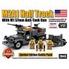 BRICKMANIA 2043 non  XE NỬA BÁNH XÍCH M2A1 VÀ SÚNG CHỐNG TĂNG M1 57MM bộ đồ chơi xếp lắp ráp ghép mô hình Military Army M2A1 HALFTRACK WITH M1 57MM ANTI-TANK GUN Quân Sự Bộ Đội 477 khối