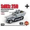 BRICKMANIA 2046 non  XE BÁN TẢI SD.KFZ. 250 VÀ SÚNG PHÒNG KHÔNG LOẠI 38 bộ đồ chơi xếp lắp ráp ghép mô hình Military Army SDKFZ 250 LANG MIT PAK 38 (“PAKWAGEN”) Quân Sự Bộ Đội 355 khối
