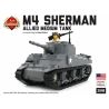 BRICKMANIA 2048 non  BỘ ĐỒ CHƠI  TÙY CHỈNH XE TĂNG HẠNG NẶNG M4 SHERMAN-ALLIED bộ đồ chơi xếp lắp ráp ghép mô hình Military Army M4 SHERMAN - ALLIED MEDIUM TANK -CUSTOM  KIT Quân Sự Bộ Đội 535 khối