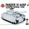 BRICKMANIA 2050 non  XE TĂNG SỐ 4 LOẠI bộ đồ chơi xếp lắp ráp ghép mô hình Military Army PANZER IV AUSF J Quân Sự Bộ Đội 631 khối