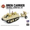 BRICKMANIA 2060 non  XE ĐA DỤNG LP2 VÀ SÚNG CHỐNG TĂNG POUNDER bộ đồ chơi xếp lắp ráp ghép mô hình Military Army BREN CARRIER LP2 WITH POUNDER ANTI-TANK GUN Quân Sự Bộ Đội 301 khối