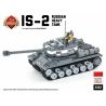 BRICKMANIA 2062 non  BỘ PHIÊN BẢN HỘP ĐEN CAO CẤP IS-2 CỦA NGA bộ đồ chơi xếp lắp ráp ghép mô hình Military Army IS-2 RUSSIAN HEAVY TANK PREMIUM BLACK BOX EDITION KIT Quân Sự Bộ Đội 696 khối
