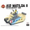 BRICKMANIA 2063 non  XE TĂNG BỘ BINH MATILDA MK.II (A12) bộ đồ chơi xếp lắp ráp ghép mô hình Military Army A12 MATILDA II INFANTRY TANK Quân Sự Bộ Đội 579 khối