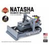 BRICKMANIA 2073 non  MÁY ỦI CỦA TIỂU ĐOÀN XÂY DỰNG HẢI QUÂN "NATASHA" bộ đồ chơi xếp lắp ráp ghép mô hình Military Army “NATASHA” SEABEES BULLDOZER Quân Sự Bộ Đội 339 khối