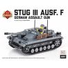 BRICKMANIA 2087 non  SÚNG TẤN CÔNG LOẠI F bộ đồ chơi xếp lắp ráp ghép mô hình Military Army STUG III AUSF Quân Sự Bộ Đội 542 khối