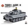 BRICKMANIA 2090 non  XE TĂNG TIGER LOẠI H bộ đồ chơi xếp lắp ráp ghép mô hình Military Army TIGER AUSF H – GERMAN HEAVY TANK Quân Sự Bộ Đội 858 khối