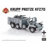 BRICKMANIA 2097 non  KRUPP PROTZE (KFZ 70) bộ đồ chơi xếp lắp ráp ghép mô hình Military Army Quân Sự Bộ Đội 222 khối