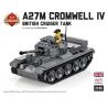 BRICKMANIA 2105 non  XE TĂNG A27M CROMWELL MK IV bộ đồ chơi xếp lắp ráp ghép mô hình Military Army Quân Sự Bộ Đội 510 khối