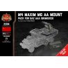 BRICKMANIA 2204 non  SÚNG MÁY M4 MAXIM-GAZ AAA GÓI TĂNG ÁP bộ đồ chơi xếp lắp ráp ghép mô hình Military Army M4 MAXIM MG AA MOUNT - PACK FOR GAZ AAA Quân Sự Bộ Đội 31 khối