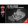BRICKMANIA 2205 non  GÓI TĂNG CƯỜNG XE M1 DOZER-M4 SHERMAN bộ đồ chơi xếp lắp ráp ghép mô hình Military Army M1 BULLDOZER - PACK FOR M4 SHERMAN Quân Sự Bộ Đội 92 khối