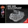 BRICKMANIA 1036 non  GÓI TĂNG CƯỜNG M163 VADS-M113 bộ đồ chơi xếp lắp ráp ghép mô hình Military Army M163 VADS - VULCAN AIR DEFENSE SYSTEM PACK FOR M113 Quân Sự Bộ Đội 153 khối