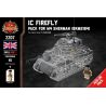 BRICKMANIA 2207 non  GÓI TĂNG CƯỜNG XE IC FIREFLY-M4 SHERMAN bộ đồ chơi xếp lắp ráp ghép mô hình Military Army IC FIREFLY - PACK FOR M4 SHERMAN Quân Sự Bộ Đội 45 khối