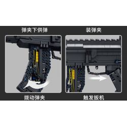 PanlosBrick 670008 Panlos Brick 670008 non  SÚNG DIỄU HÀNH bộ đồ chơi xếp lắp ráp ghép mô hình Military Army PARADE RIFLE Quân Sự Bộ Đội 1352 khối