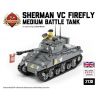 BRICKMANIA 2138 non  SHERMAN FIREFLY VC. bộ đồ chơi xếp lắp ráp ghép mô hình Military Army Quân Sự Bộ Đội 635 khối