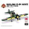 BRICKMANIA 2162 non  NAKAJIMA KI-84 "HAYATE-MÁY BAY CHIẾN ĐẤU TỨ QUÂN NHẬT BẢN bộ đồ chơi xếp lắp ráp ghép mô hình Military Army NAKAJIMA KI-84 HAYATE ARMY TYPE FIGHTER Quân Sự Bộ Đội 484 khối