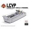 BRICKMANIA 2172 non  LCVP "THUYỀN HIGGINS" （2017 版） bộ đồ chơi xếp lắp ráp ghép mô hình Military Army LCVP "HIGGINS BOAT" (2017 EDITION) Quân Sự Bộ Đội 411 khối