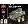 BRICKMANIA 2175 non  XE TĂNG HẠNG NHẸ M3 LEE-ALLIED CỦA THẾ CHIẾN II bộ đồ chơi xếp lắp ráp ghép mô hình Military Army M3 LEE - WWII ALLIED MEDIUM TANK Quân Sự Bộ Đội 641 khối