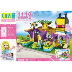 CAYI 1110 non  THIÊN ĐƯỜNG ONG bộ đồ chơi xếp lắp ráp ghép mô hình Sweet Heart SUMMER SWEET HEART BEE PARADISE Những Cô Gái Ngọt Ngào 391 khối