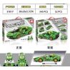 LEYI 31017 non  XE HURACAN GT3 PULL BACK bộ đồ chơi xếp lắp ráp ghép mô hình Racing Cuộc Đua 345 khối
