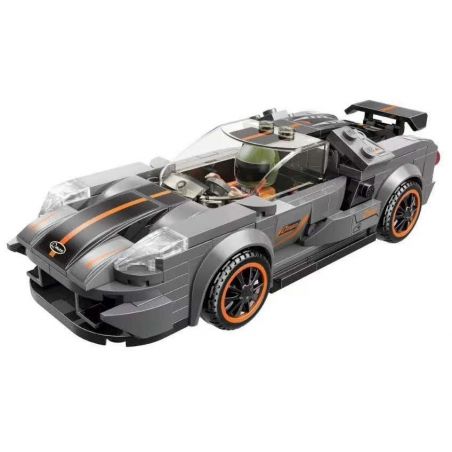 Enlighten 14014 Qman 14014 non  THÀNH PHỐ CỦA TÔI FETT GT-40 bộ đồ chơi xếp lắp ráp ghép mô hình Minecity Thành Phố Mỏ 197 khối